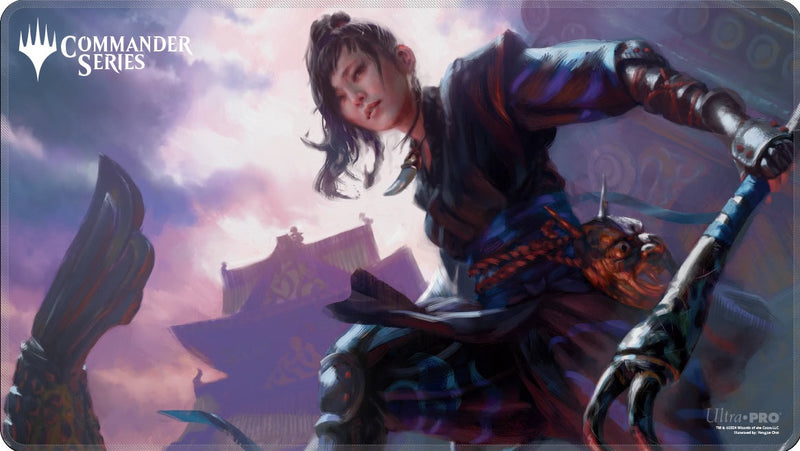 UP PLAYMAT MTG COMMANDER SERIES YURIKO STITCHED (RELEASES MAY 2024)