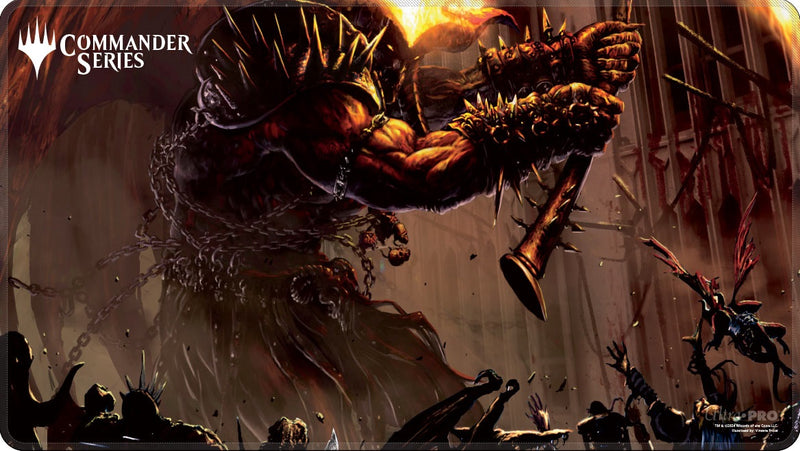 UP PLAYMAT MTG COMMANDER SERIES RAKDOS STITCHED (RELEASES MAY 2024)