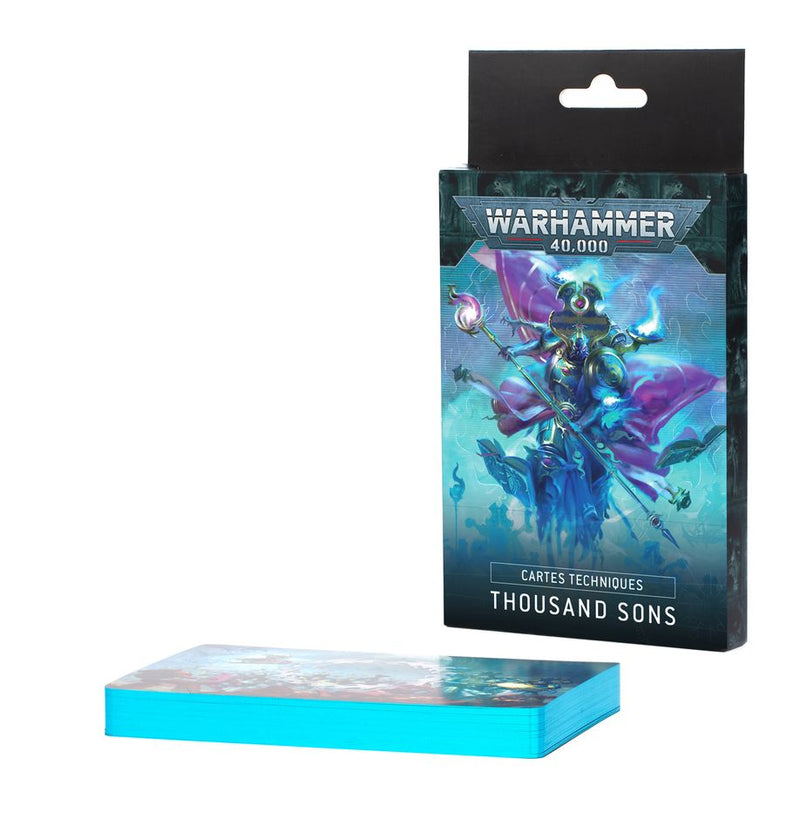 Warhammer 40k - Datasheet Cards: Thousand Sons (FR)