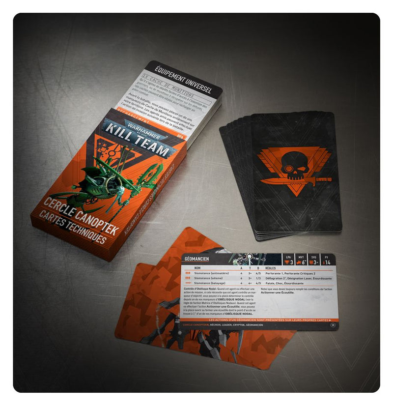 Kill Team: Canoptek Circle – Datacards (Français) (2025-11-22)