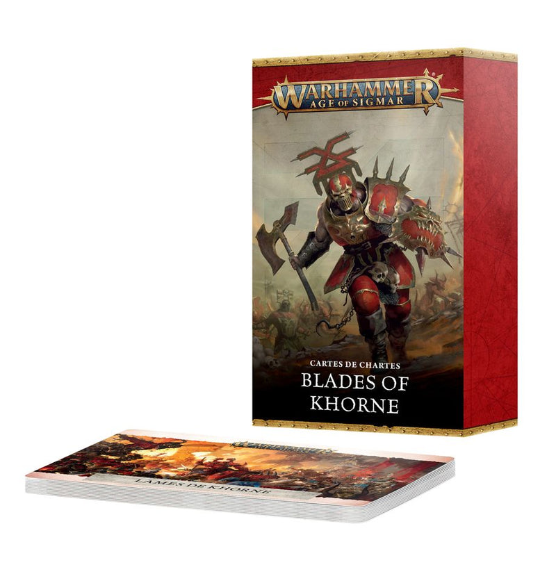 Warhammer Age of Sigmar: Warscroll Cards - Blades of Khorne (FR)