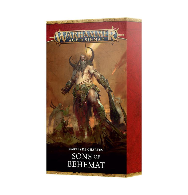 Warhammer: Age of Sigmar - Cartes de Charte: Sons of Behemat (FR) (2026-09-26)
