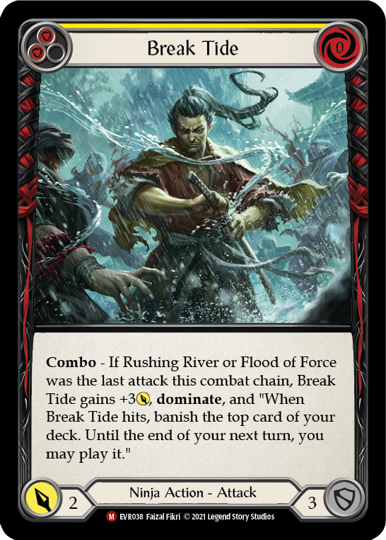 Break Tide [Everfest] 1st Edition Rainbow Foil