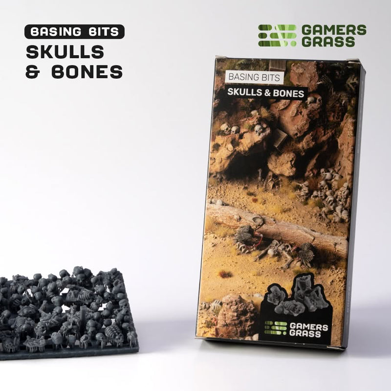 AK Interactive: Gamers Grass Basing Bits - Skulls & Bones