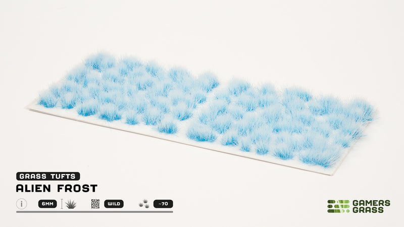 AK Interactive: Gamers Grass Alien Frost 6mm Tuft - Wild