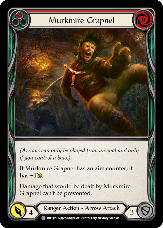 Murkmire Grapnel (Red) [Outsiders] Rainbow Foil