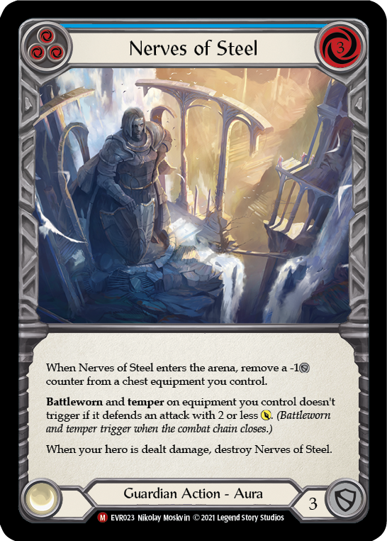 Nerves of Steel [Everfest] 1st Edition Rainbow Foil