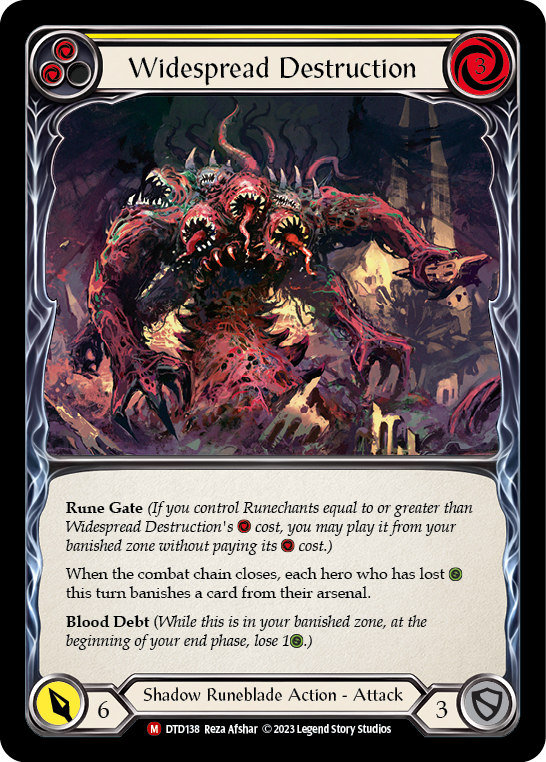 Widespread Destruction [Dusk Till Dawn] Rainbow Foil