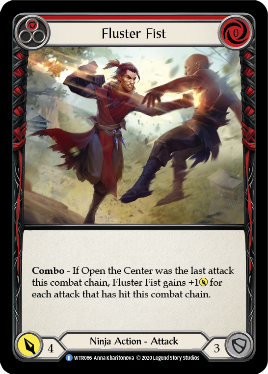 Fluster Fist (Red) [Welcome to Rathe Unlimited] Unlimited Rainbow Foil