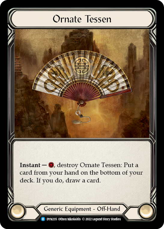 Ornate Tessen [Dynasty] Rainbow Foil