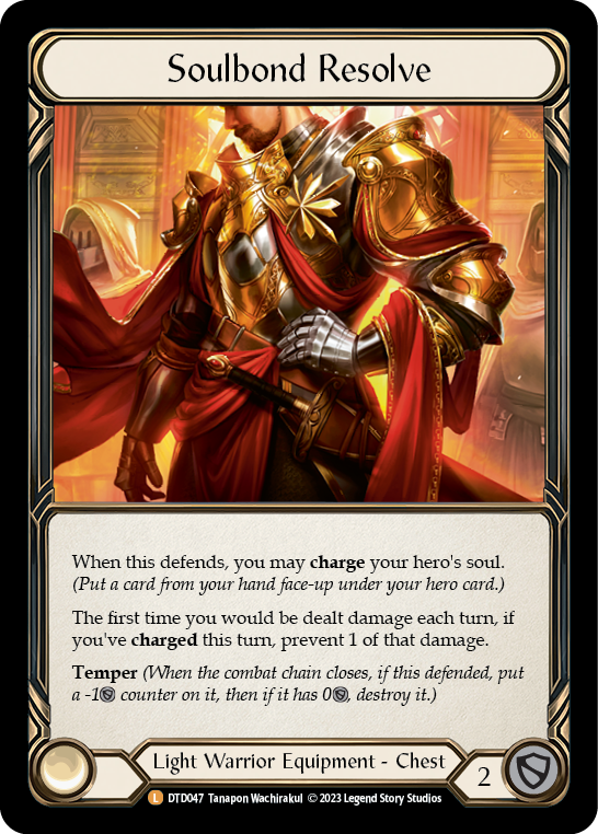 Soulbond Resolve [Dusk Till Dawn] Rainbow Foil