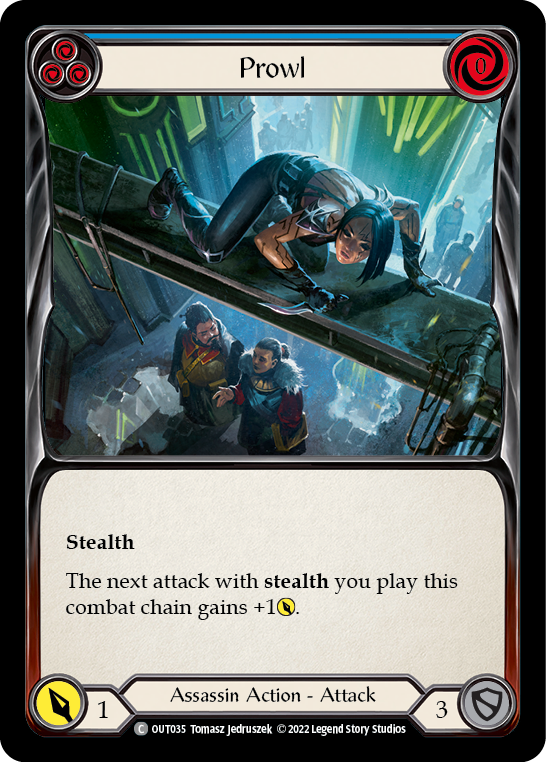 Prowl (Blue) [Outsiders] Rainbow Foil