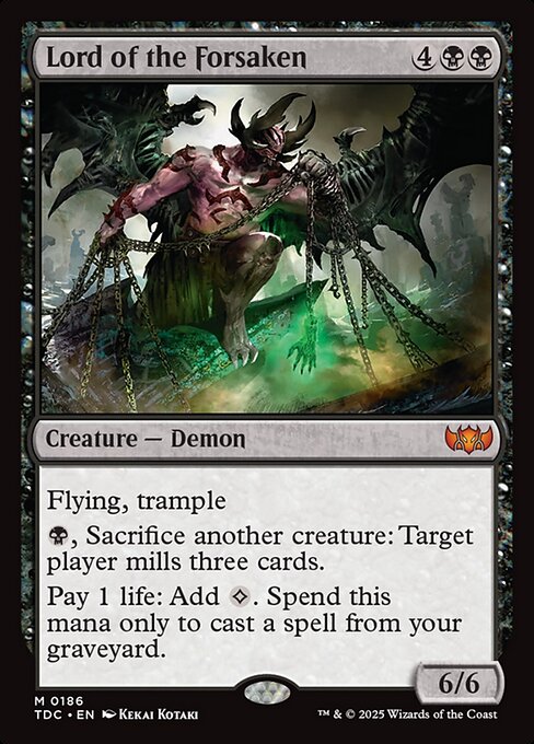 Lord of the Forsaken (186) [Tarkir: Dragonstorm Commander]