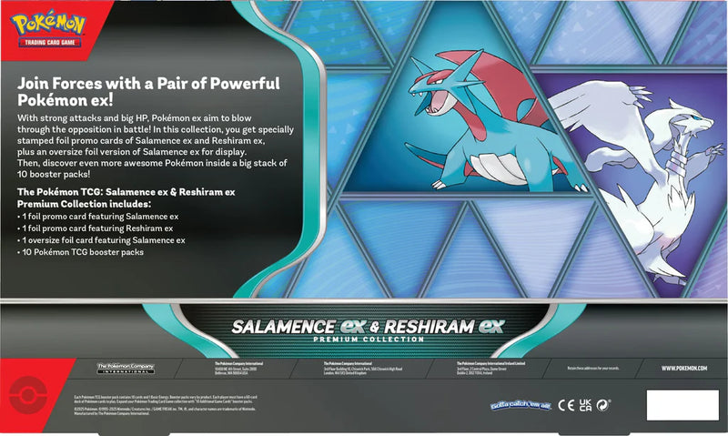 Pokemon Salamence EX & Reshiram EX Premium Collection