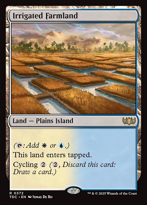 Irrigated Farmland (372) [Tarkir: Dragonstorm Commander]