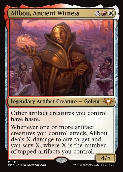 Alibou, Ancient Witness (113) [Edge of Eternities Commander]