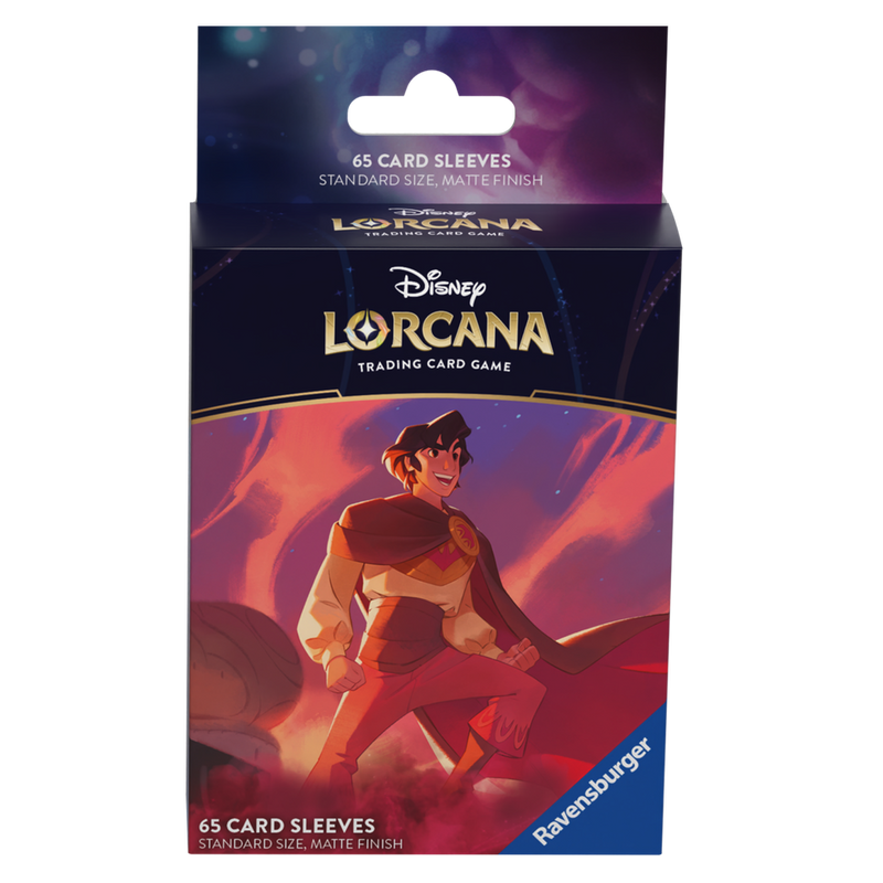 Lorcana Shimmering Skies Card Sleeves Aladdin 65CT