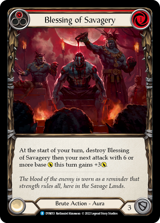 Blessing of Savagery (Red) [Dynasty]
