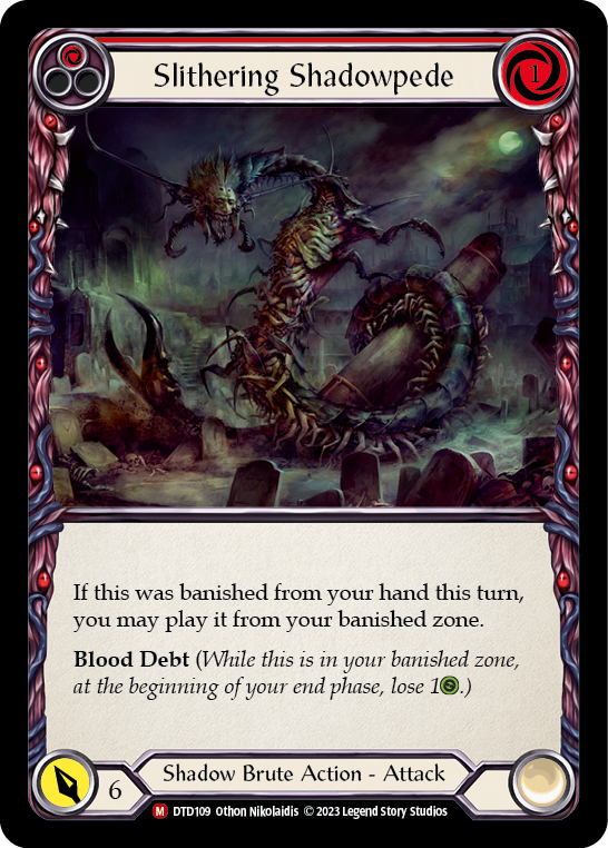 Slithering Shadowpede [Dusk Till Dawn] Rainbow Foil