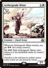 Aethergeode Miner (4) [Prerelease Cards]