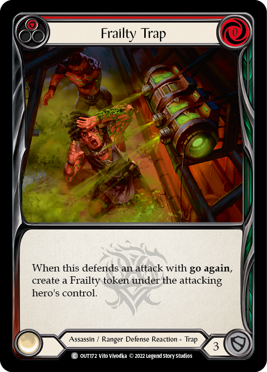 Frailty Trap (Red) [Outsiders] Rainbow Foil