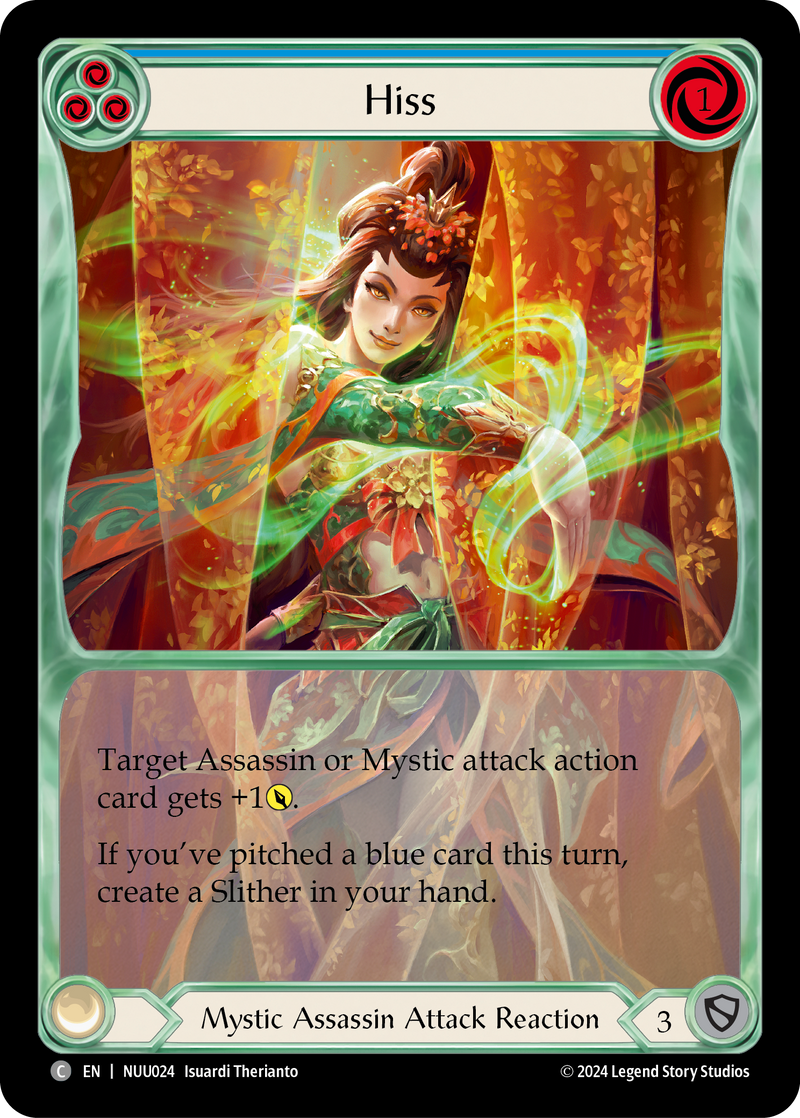 Hiss (Blue) [Part the Mistveil] (Nuu Blitz Deck)