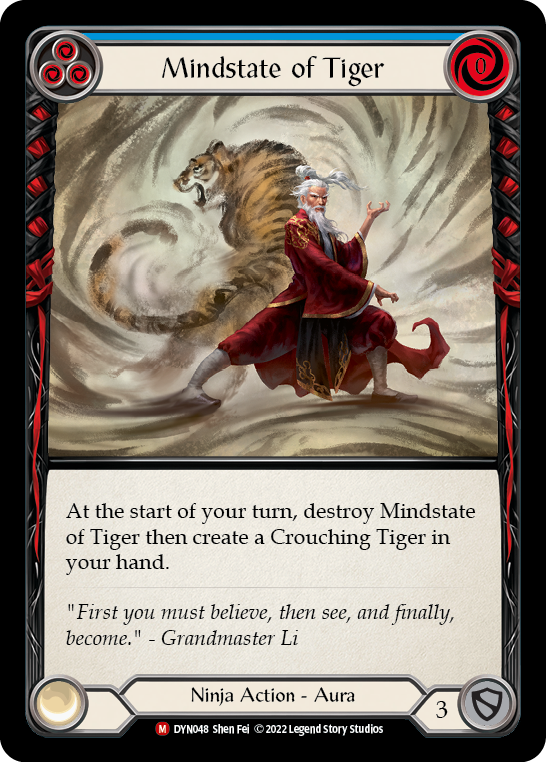 Mindstate of Tiger [Dynasty] Rainbow Foil