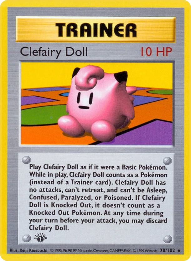 Clefairy Doll (070/102) [Base Set Shadowless (1st Edition)]