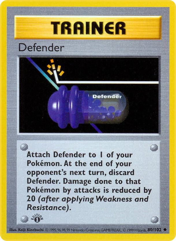 Defender (080/102) [Base Set Shadowless (1st Edition)]