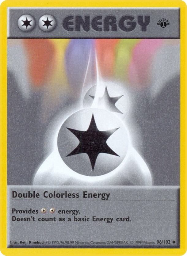 Double Colorless Energy (096/102) [Base Set Shadowless (1st Edition)]
