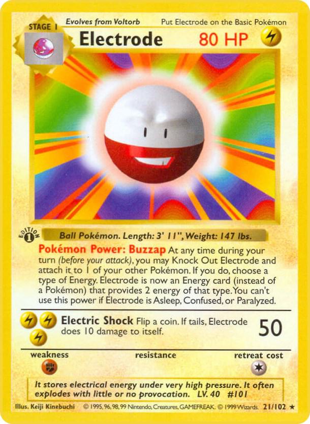 Electrode (021/102) [Base Set Shadowless (1st Edition)]