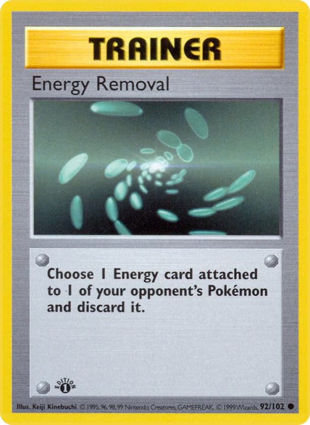 Energy Removal (092/102) [Base Set Shadowless (Unlimited)]