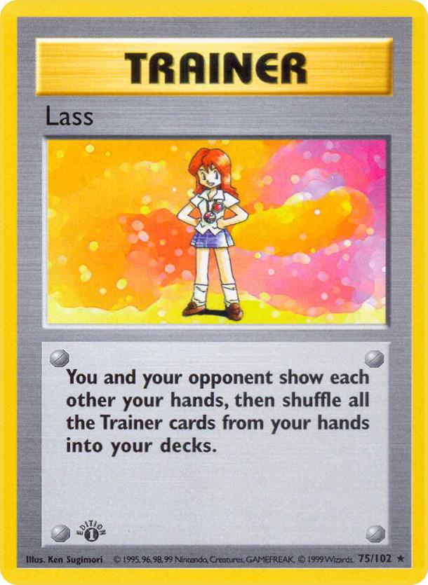Lass (075/102) [Base Set Shadowless (Unlimited)]