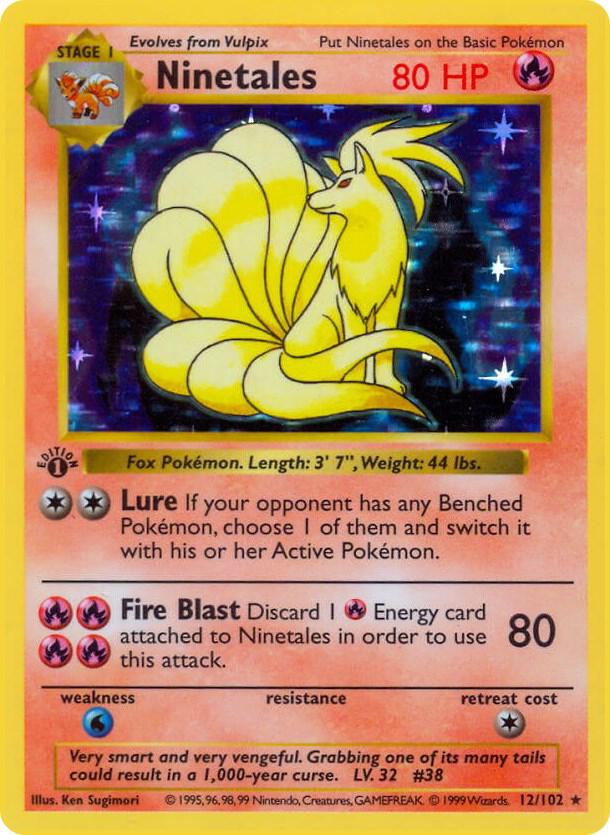 Ninetales (012/102) [Base Set Shadowless (1st Edition)]