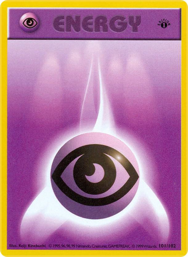 Psychic Energy (101/102) [Base Set Shadowless (1st Edition)]