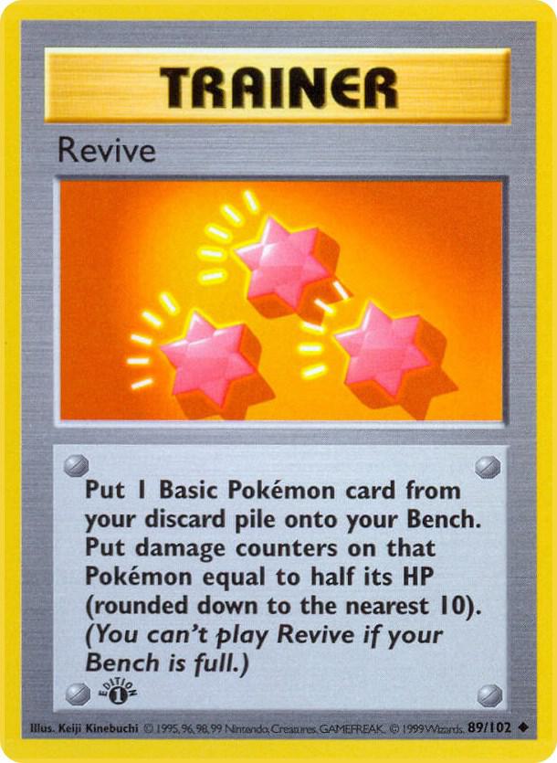 Revive (089/102) [Base Set Shadowless (Unlimited)]