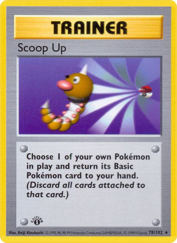 Scoop Up (078/102) [Base Set Shadowless (1st Edition)]