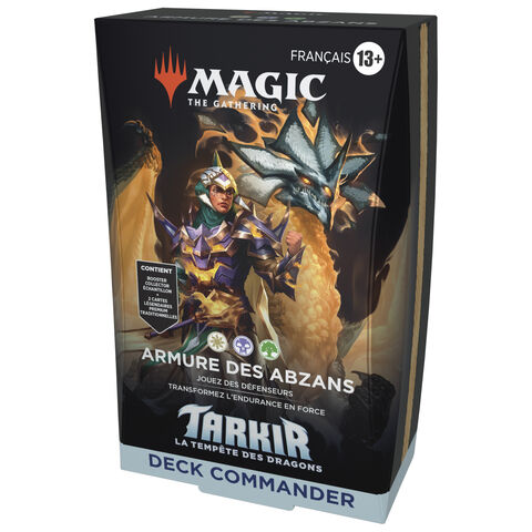 MTG Tarkir Tempête des Dragons Deck Commander Armure des Abzans (FR)