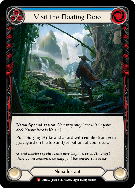 Visit the Floating Dojo [Outsiders] Rainbow Foil