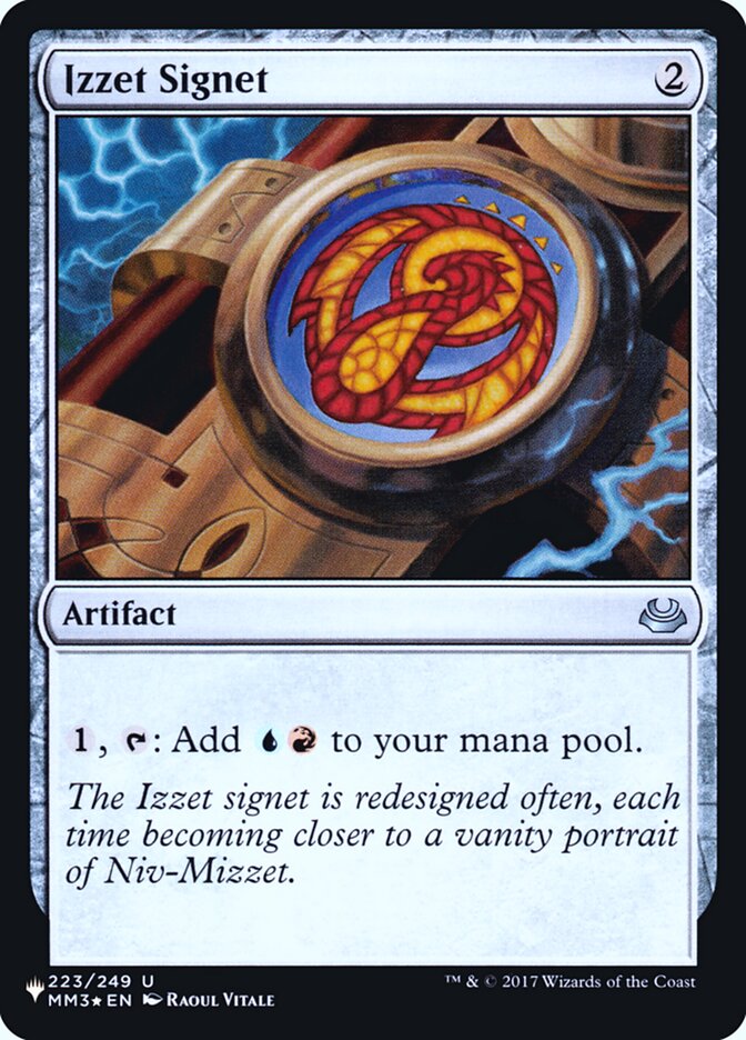 Izzet Signet [Secret Lair: Heads I Win Tails You Lose]