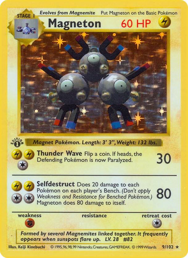 Magneton (009/102) [Base Set Shadowless (1st Edition)]