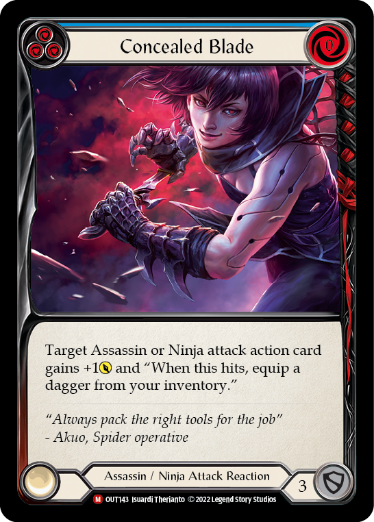 Concealed Blade [Outsiders] Rainbow Foil