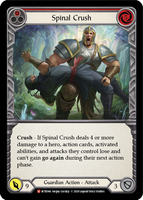 Spinal Crush [Welcome to Rathe Unlimited] Unlimited Rainbow Foil