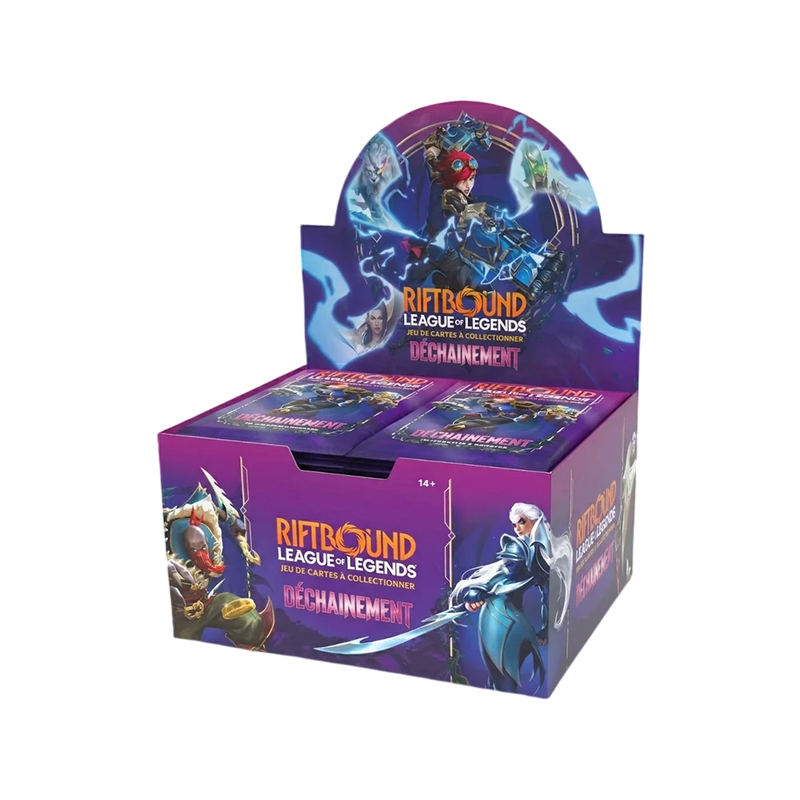 Riftbound League of Legends TCG Déchaînement Boîte de Boosters (FR)