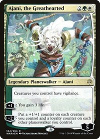 Ajani, the Greathearted (184) [Prerelease Cards]