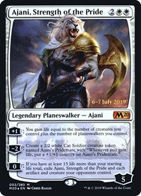 Ajani, Strength of the Pride (2) [Prerelease Cards]