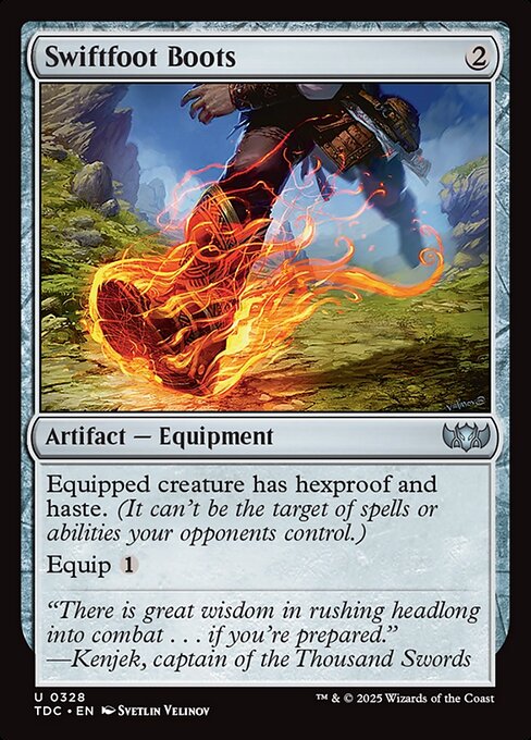Swiftfoot Boots (328) [Tarkir: Dragonstorm Commander]