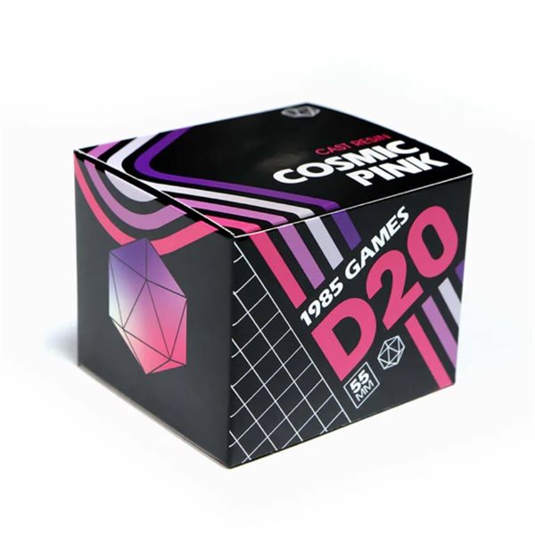 1985 Games - 55MM D20: Cosmic Pink