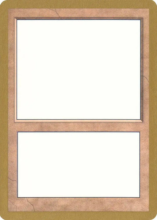 1998 World Championship Blank Card [World Championship Decks]