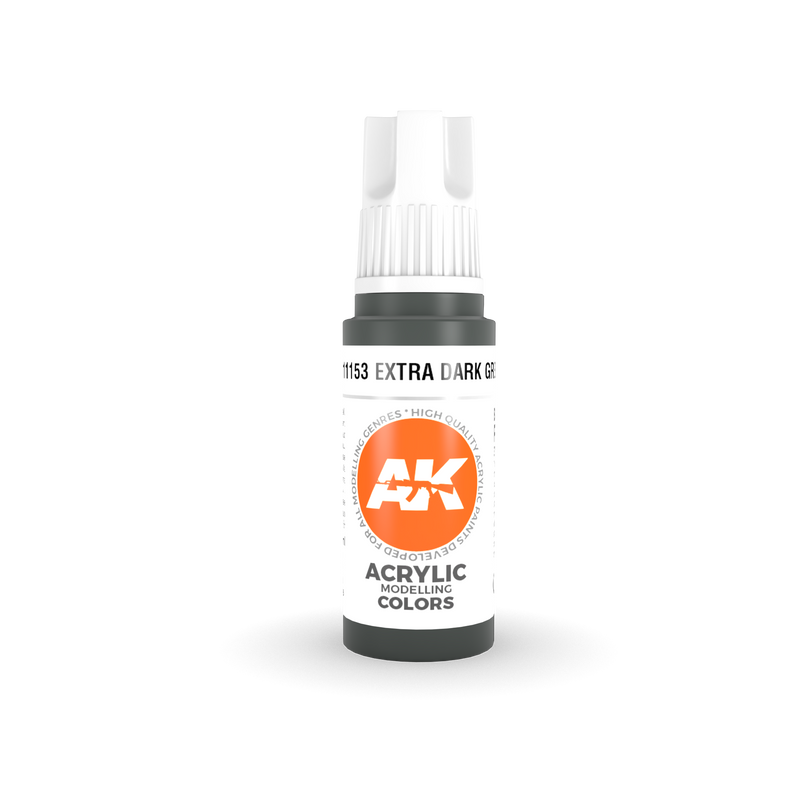 AK Interactive : Acrylique 3G Vert Extra-Foncé 17 ml